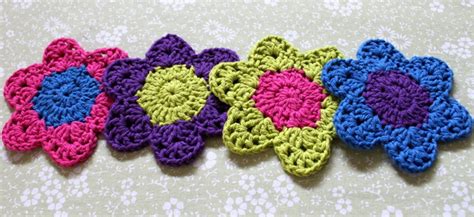 Crazy Daisy EXTREME Crochet PHOTO TUTORIAL Coasters - Etsy