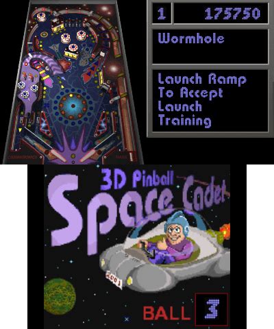 3d pinball space cadet controls