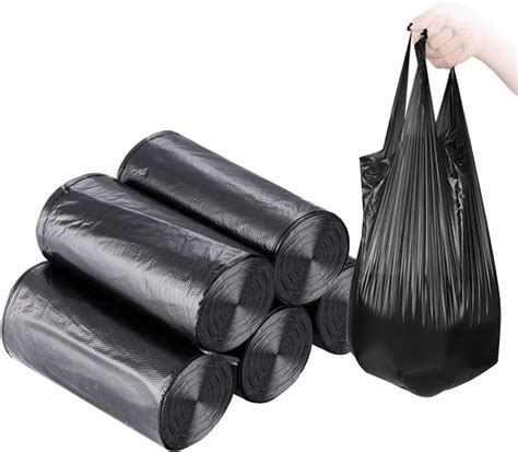 Buy Small Trash Bags,5 Rolls 46x60 Cm 100 PCS 4 Gallon Garbage Bags , Trash Bags For Kitchen ...