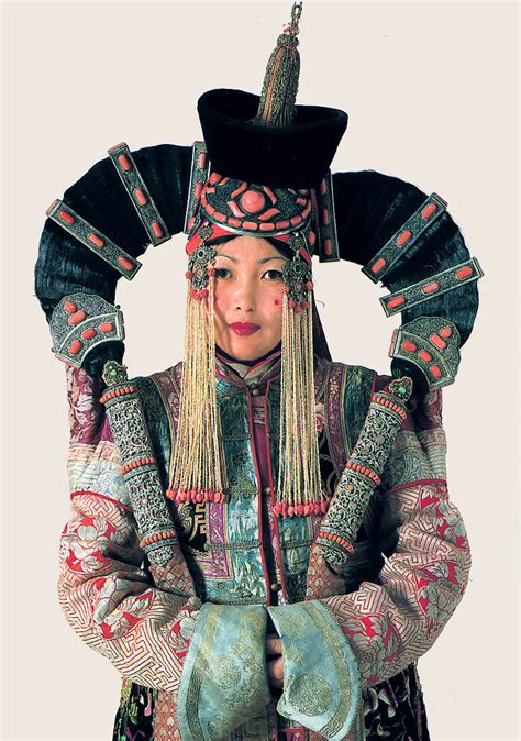 A Woman in a Khalkha Ethnic Costume - Mongolia | Mongolian c… | Flickr