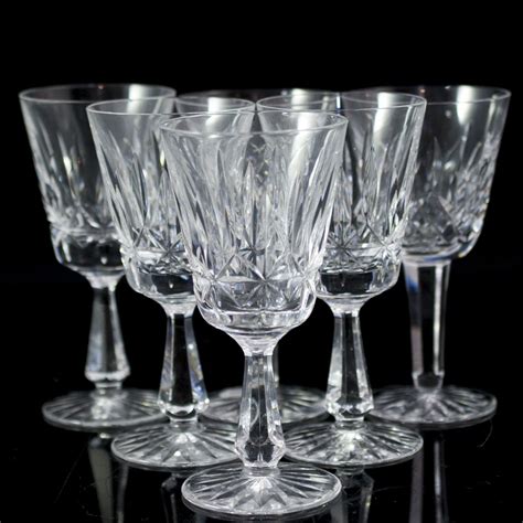 Lot #33: Waterford Crystal Wine Glasses | Akiba Antiques | Waterford crystal wine glasses ...