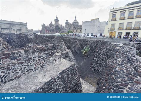 Templo Mayor Museum editorial stock image. Image of mexican - 90065309