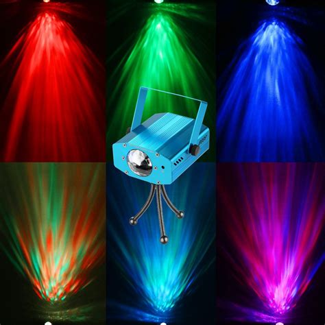 Party Lights Strobe StageOcean Wave Projector Halloween Christmas Rgb Led Par Light Lighting ...