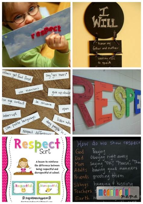 20 Ways to Teach Kids about Respect | Teaching kids respect, Respect activities, Teaching kids