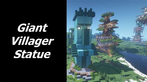 MINECRAFT: Giant Villager Statue (Archicraft Tutorial) - YouTube