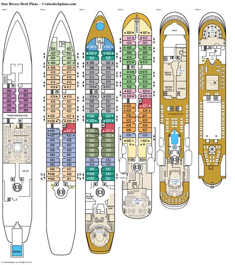 Star Breeze Deck Plans, Diagrams, Pictures, Video