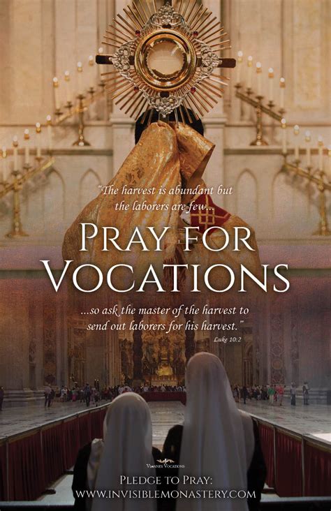 Pray for Vocations Poster (bilingual) | Vianney Vocations