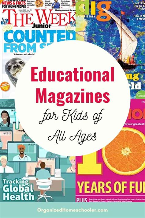 16 of the Best Educational Magazines for Kids ~ The Organized Homeschooler