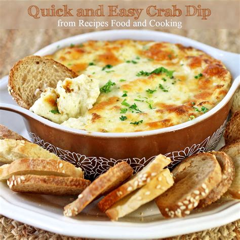 Easy and Quick Crab Dip - Recipes Food and Cooking