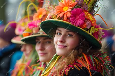 Premium AI Image | Colorful rosenmontag carnival celebrations with ...