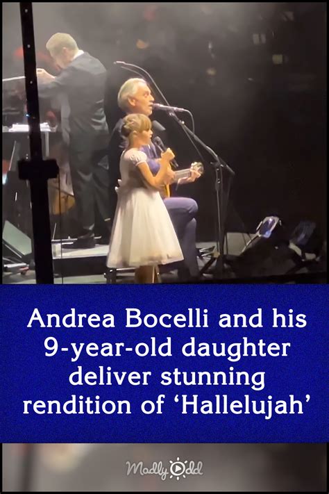 Andrea Bocelli and his 9-year-old daughter deliver stunning rendition ...