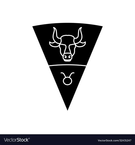 Astrology concept bull symbol taurus sign Vector Image