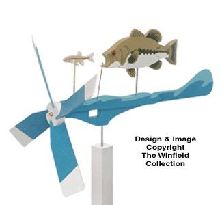 Bass Whirligig Wood Project Plan | Wood projects plans, Whirligigs ...