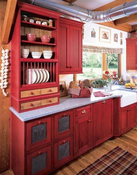 Red Kitchen Cabinet Paint Colors : Perfect Kitchen Cabinet Paint Colors – Better Home and Garden ...