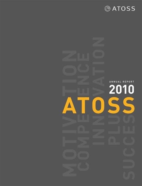 Annual report 2010 - Atoss AG