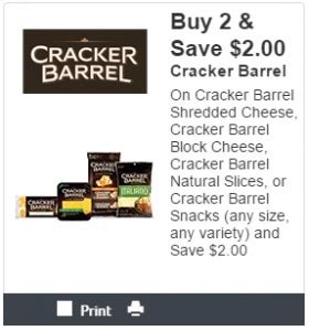 New Printable Cracker Barrel Cheese Coupon