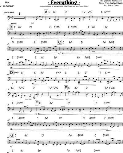 Everything (4 Horns) (C Major) Sheet Music by Michael Bublé | nkoda