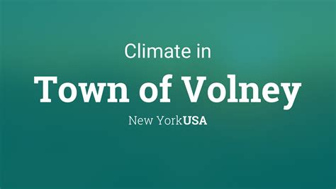 Climate & Weather Averages in Town of Volney, New York, USA