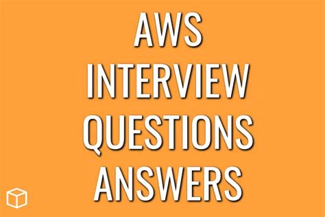 50+ AWS Interview Questions and Answers for Getting a Job | Programming ...