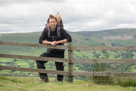 Happy Father and Daughter Hiking Stock Image - Image of infant, adventure: 75213961