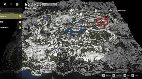 SnowRunner: Northern Port - map of hidden parts, vehicles | gamepressure.com