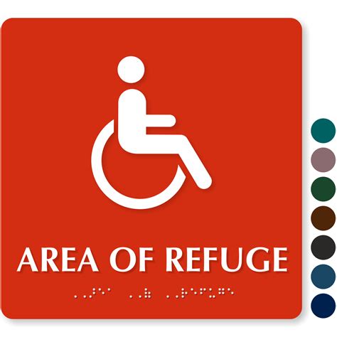 Area of Refuge Signs - SmartSign