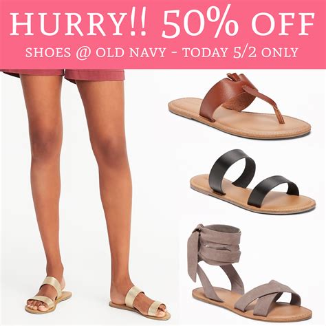 Today 5/2 Only! 50% off Old Navy Shoes! - Deal Hunting Babe