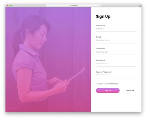 55 Best Free Bootstrap Registration Form Designs 2024 - Colorlib