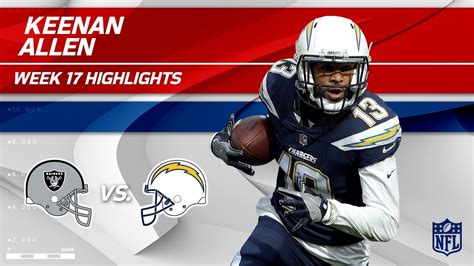 Keenan Allen Highlights | Raiders vs. Chargers | Wk 17 Player ...