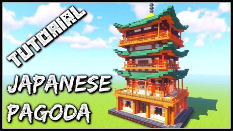 How To Build A Japanese Pagoda | Minecraft Tutorial - YouTube