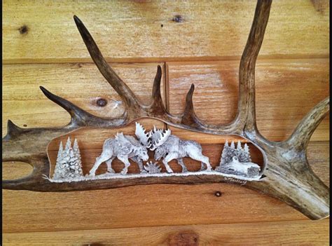 Moose Antlers Decor