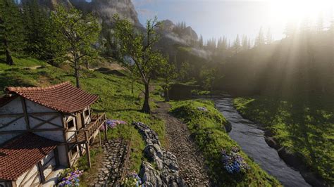 Medieval Village Scene 3D Model - TurboSquid 1983341