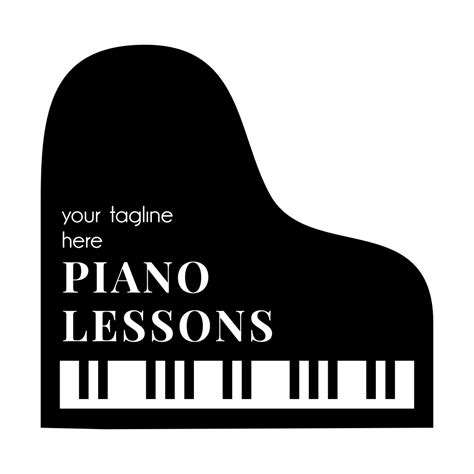 Piano Lessons Logo - Turbologo Logo Maker