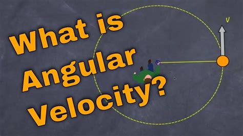 angular velocity: what is it and how is it calculated - YouTube