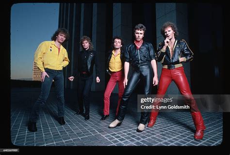 Outdoor portrait of Loverboy. Band members are shown full-length,... News Photo - Getty Images