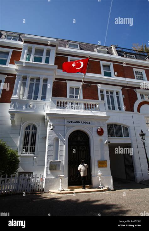 Consulate general of the republic of Turkey London Stock Photo - Alamy