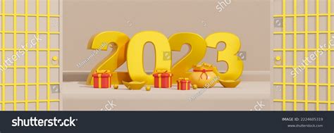 Chinese New Year 2023 Year Template Stock Illustration 2224605319 ...