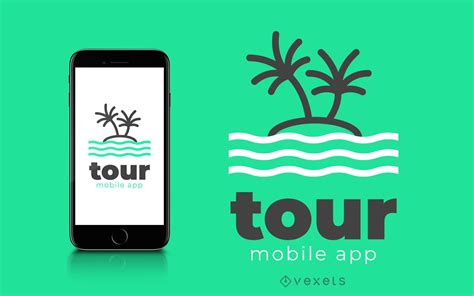 Tour Mobile App Logo Design Vector Download