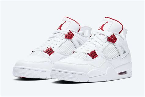 Air Jordan 4 “White/Metallic Red” - Sneakers.fr