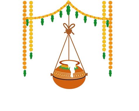 Premium Vector | Dahi Handi celebration in happy janmashtami festival ...