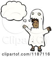 Costumed Ghost Thinking Posters, Art Prints by - Interior Wall Decor ...
