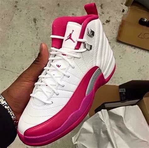 Air Jordan 12 GS White Dynamic Pink Release Date - Sneaker Bar Detroit