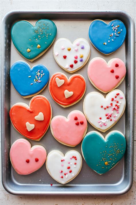 Almond sugar cookies, Valentine cookies, Sugar cookie