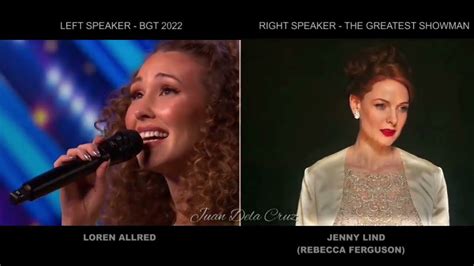 LOREN ALLRED the face behind the great song NEVER ENOUGH (BGT side by side w/ THE GREATEST ...