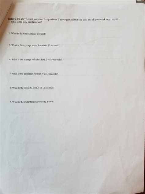 Solved 2. Drawing a position time graph: Draw the | Chegg.com