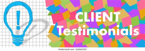 Client Testimonials Concept Image Text Bulb Stock Illustration 2160619327 | Shutterstock