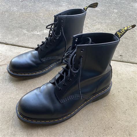 Doc Martens 1460 - Size US M 11 gently used, slight... - Depop