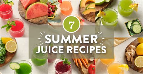 7 Summer Juice Recipes That Are Extremely Refreshing | Goodnature