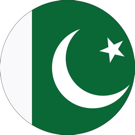 Circle flag of Pakistan. 11571475 PNG