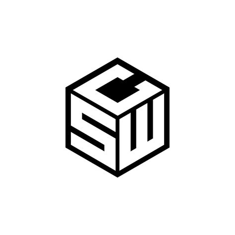 SWC letter logo design in illustration. Vector logo, calligraphy ...